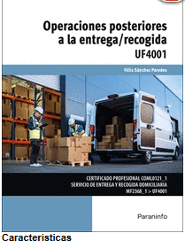 OPERACIONES POSTERIORES A LA ENTREGA RECOGIDA UF4001