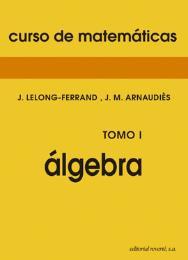 ALGEBRA TOMO I