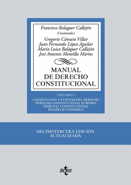 MANUAL DE DERECHO CONSTITUCIONAL VOL I