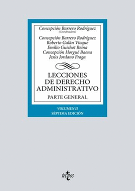 LECCIONES DE DERECHO ADMINISTRATIVO PARTE GENERAL II