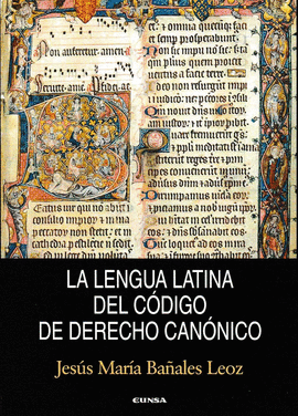 LA LENGUA LATINA DEL CODIGO DE DERECHO CANONICO