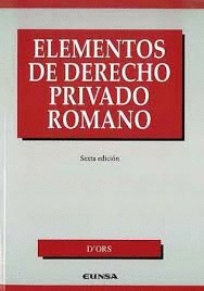 ELEMENTOS DE DERECHO PRIVADO ROMANO