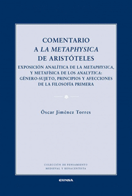 COMENTARIO A LA METAPHYSICA DE ARISTTELES