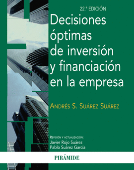 DECISIONES �PTIMAS DE INVERSI�N Y FINANCIACI�N EN LA EMPRESA