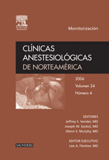 MONITORIZACION CLINICAS ANESTESIOLOGICAS DE NORTEAMERICA VOL. 24 N�4