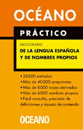 DICCIONARIO DE LA LENGUA ESPAOLA Y DE NOMBRES PROPIOS OCEANO PRACTICO