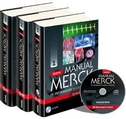 NUEVO MANUAL MERCK  DE INFORMACIN MDICA GENERAL 3 TOMOS + CD-ROM