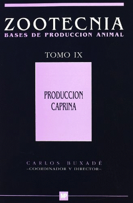 ZOOTECNIA IX PRODUCCION CAPRINA