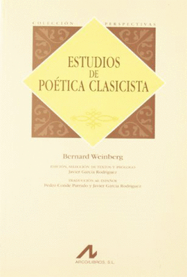 ESTUDIOS DE POETICA CLASICISTA
