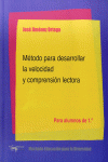 METODO PARA DESARROLLAR LA VELOCIDAD Y COMPRENSION LECTORA