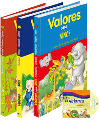 VALORES PARA NI�OS 3 TOMOS + CD ROM A TRAVES DE LA LITERATURA INFANTIL