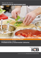 UF0055: PREELABORACIN Y CONSERVACIN CULINARIAS