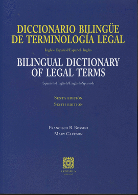 DICCIONARIO BILINGUE DE TERMINOLOGA LEGAL