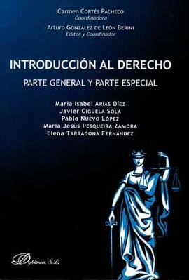 INTRODUCCON AL DERECHO PARTE GENERAL Y PARTE ESPECIA