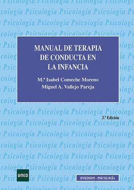 MANUAL DE TERAPIA DE CONDUCTA EN LA INFANCIA