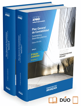 E-BOOK + PAPEL  PLAN GENERAL DE CONTABILIDAD (2 VOLMENES) (KPMG)