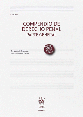 COMPENDIO DE DERECHO PENAL PARTE GENERAL 7 EDICIN 2017