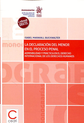 LA DECLARACIN DEL MENOR EN EL PROCESO PENAL