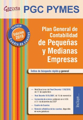 PLAN GENERAL DE CONTABILIDAD DE PEQUE�AS Y MEDIANAS EMPRESAS