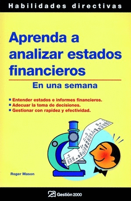 APRENDA A ANALIZAR ESTADOS FINANCIEROS