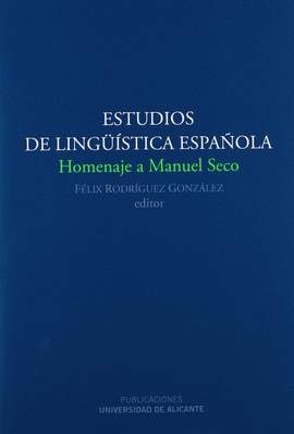 ESTUDIOS DE LINGUISTICA ESPAOLA