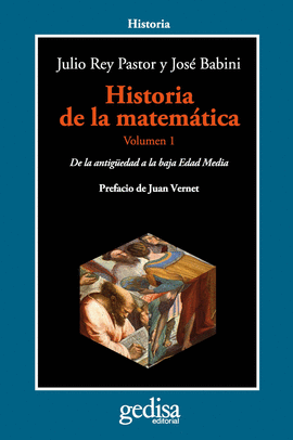 HISTORIA DE LA MATEMATICA I DE LA ANTIGUEDAD A LA BAJA EDAD MEDIA