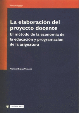 LA ELABORACION DEL PROYECTO DOCENTE