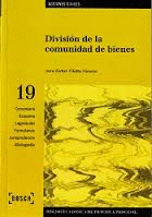 DIVISION DE LA COMUNIDAD DE BIENES