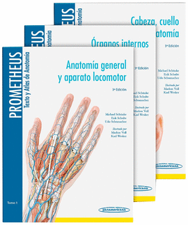 PROMETHEUS TEXTO Y ATLAS DE ANATOMIA 3 TOMOS