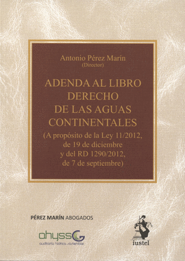ADENDA AL LIBRO DERECHO DE LAS AGUAS CONTINENTALES .LEY 11-2012, DE 19 DE DICIEMBRE