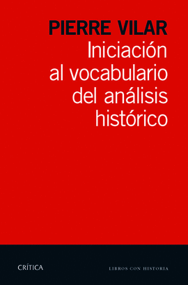 INICIACIN AL VOCABULARIO DEL ANLISIS HISTRICO