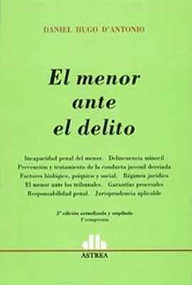 EL MENOR ANTE EL DELITO
