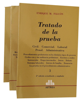 TRATADO DE LA PRUEBA 3 TOMOS