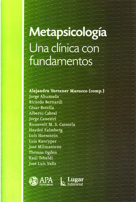 METAPSICOLOGIA UNA CLINICA CON FUNDAMENTOS