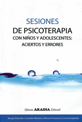 SESIONES DE PSICOTERAPIA CON NIOS Y ADOLESCENTES