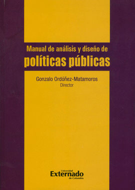 MANUAL DE AN�LISIS Y DISE�O DE POLITICAS P�BLICAS