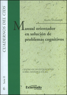 MANUAL ORIENTADOR EN SOLUCION DE PROBLEMAS COGNITIVOS