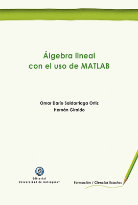 ALGEBRA LINEAL CON EL USO DE MATLAB