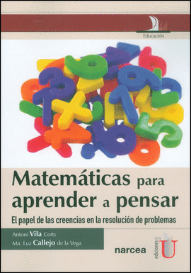 MATEMTICAS PARA APRENDER A PENSAR