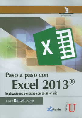 PASO A PASO CON EXCEL 2013