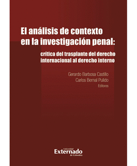 EL AN�LISIS DE CONTEXTO EN LA INVESTIGACI�N PENAL