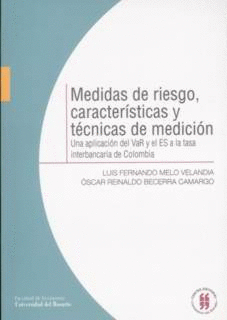 MEDIDAS DE RIESGO, CARACTERISTICAS Y TECNICAS DE MEDICI�N