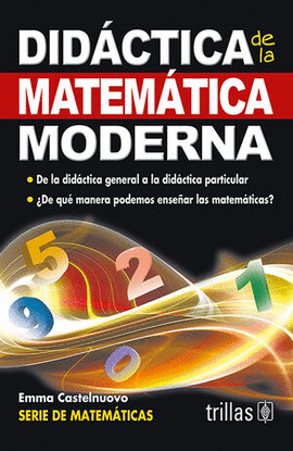 DIDACTICA DE LA MATEMATICA MODERNA