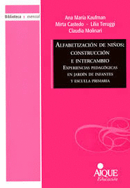 ALFABETIZACION DE NI�OS CONSTRUCCI�N E INTERCAMBIO