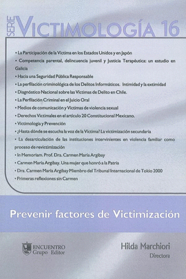 VICTIMOLOGIA 16 PREVENIR FACTORES DE VICTIMIZACION