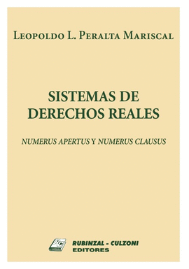 SISTEMAS DE DERECHOS REALES