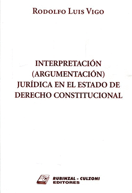 INTERPRETACI�N (ARGUMENTACI�N)