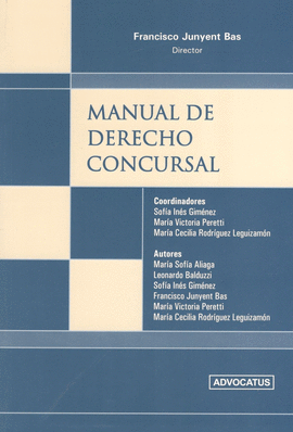 MANUAL DE DERECHO CONCURSAL