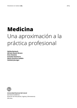 MEDICINA UNA APROXIMACION A LA PRACTICA PROFESIONAL