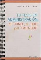TU TESIS EN ADMINISTRACI�N